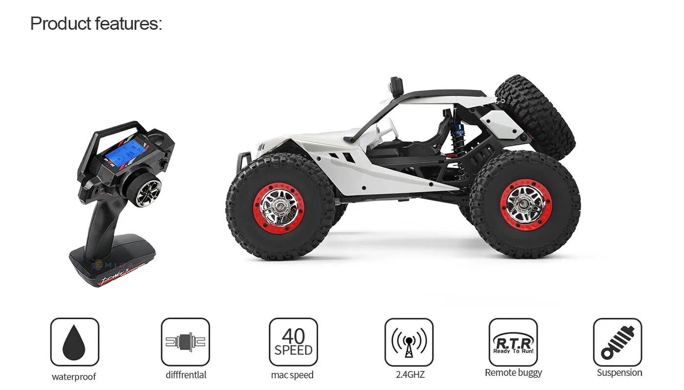 Wl Toys 12429 1:12 4WD WLtoys RC Racing Car High Speed Off-Road
